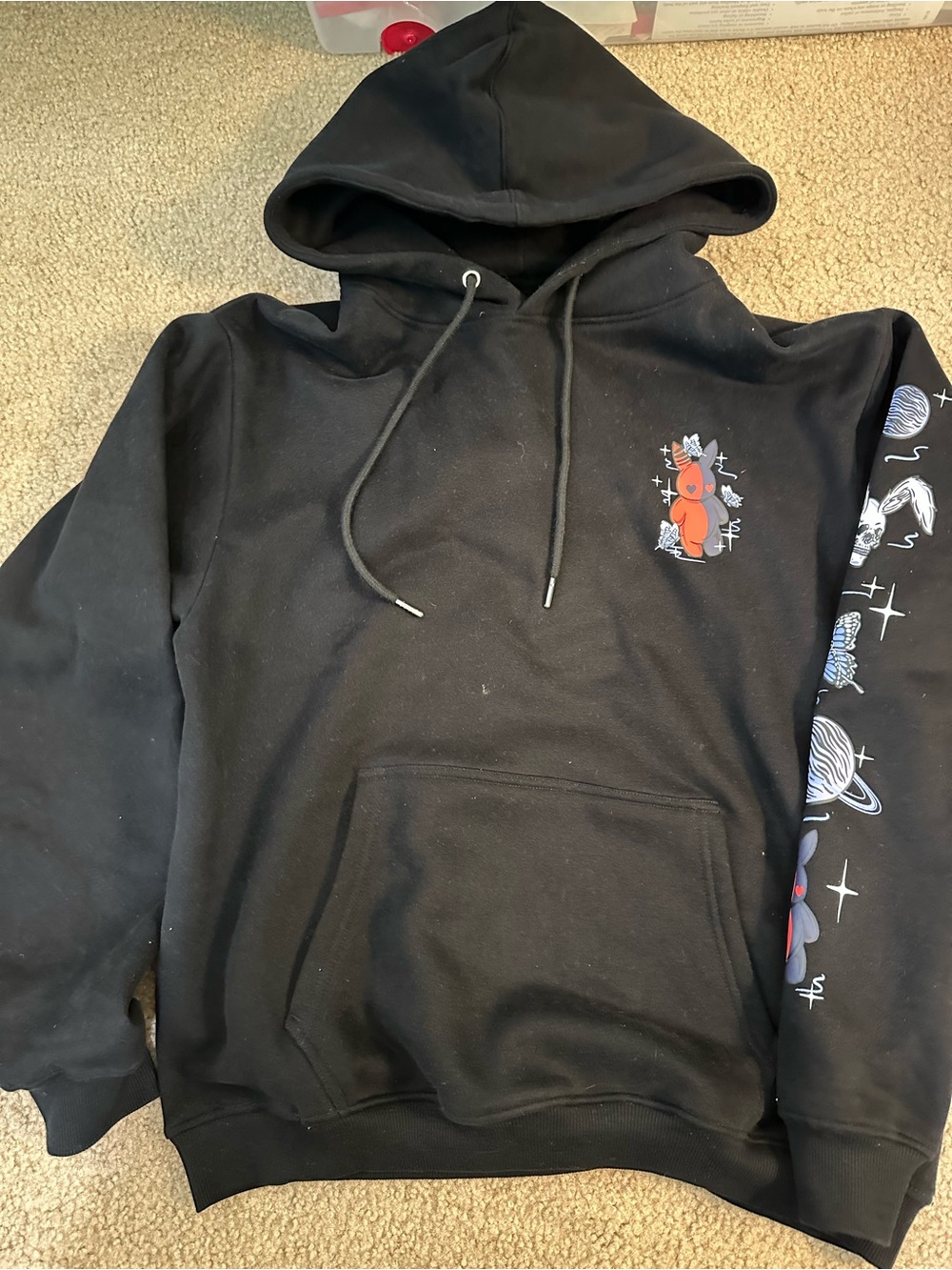 Praying Rabbit Graphic Hoodie
